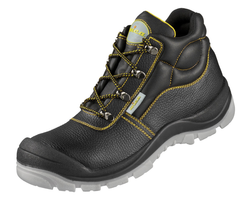 F-S3-WICA-Sicherheitsschnürstiefel, *VALENTIA ÜK*, schwarz/gelb abgesetzt