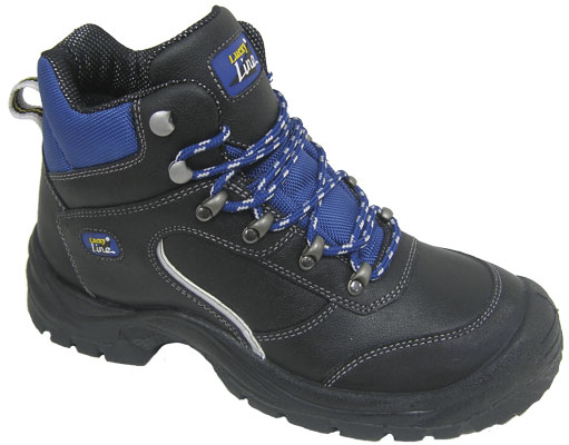 F-S3-LUCKY-LINE-Sicherheitsschnürstiefel, *ZITTAU*, schwarz/dunkelblau abgesetzt