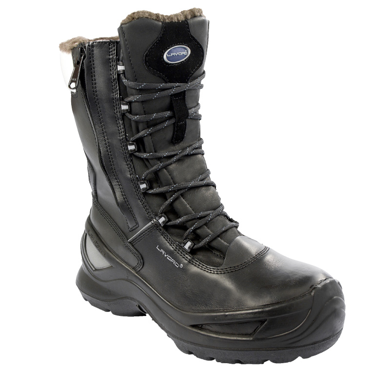 F-S3-LAVORO-Winter-Sicherheitsschnürstiefel, *NORDMEER*, schwarz