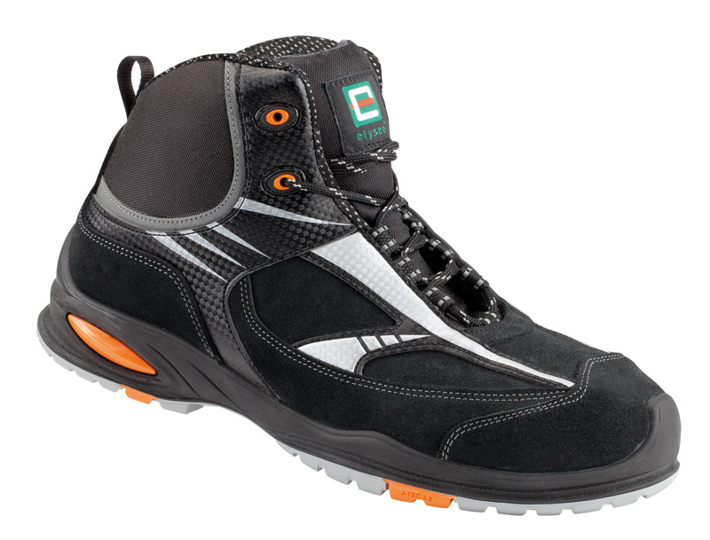 F-S3-ELYSEE-Schnürstiefel, *PERITO*, schwarz/silber abgesetzt