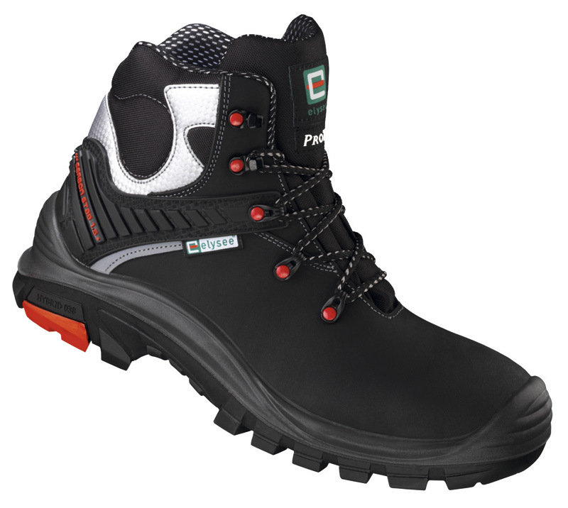 F-S3-ELYSEE-Schnürstiefel, *BARI*, schwarz/silber abgesetzt