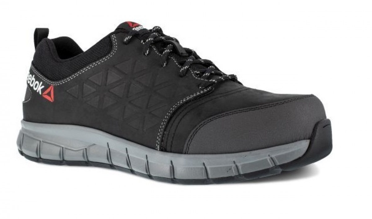 F-Footwear, S3-REEBOK-Arbeits-Berufs-Sicherheits-Schuhe, Halbschuhe, FREMONT, IB1036S3, schwarz