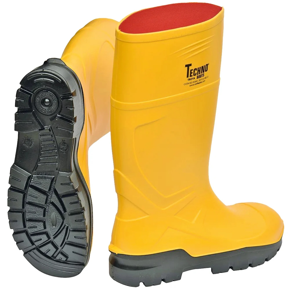 F-S5-PU-Stiefel, *RÖNNE*, gelb