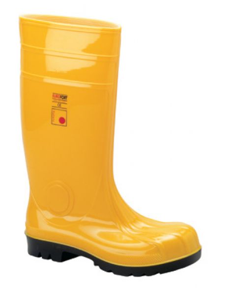 F-EUROMAX-Footwear, S5-PVC/Nitril-Arbeits-Berufs-Gummi-Stiefel, EUROFORT, gelb