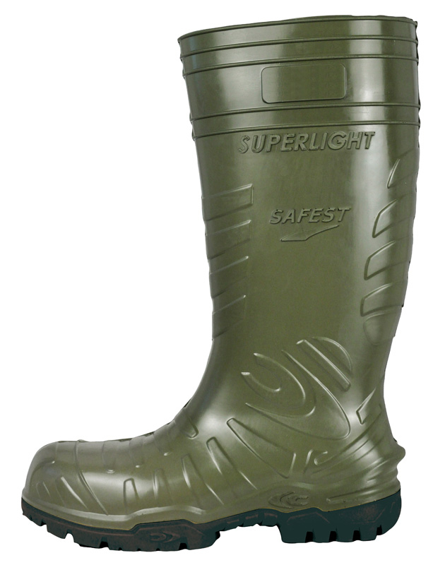 F-S5-COFRA-PU-Stiefel, *ANZI*, grün/schwarz