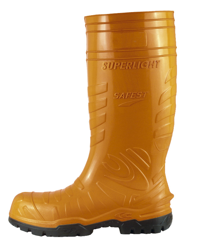 F-S5-COFRA-PU-Stiefel, *PALESE*, orange/schwarz