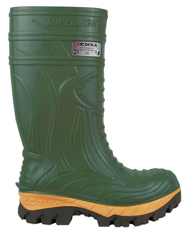 F-S5-COFRA-PU-Stiefel, *FOGGIAE*, grün/beige-schwarz
