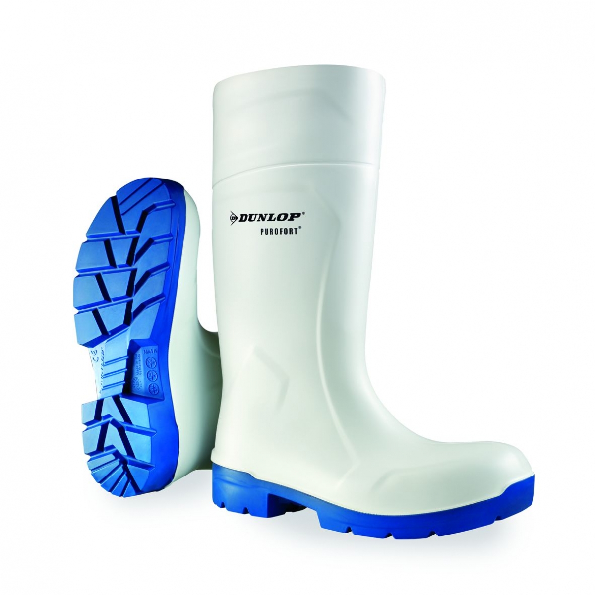 F-DUNLOP-Footwear, S4-Purofort-Sicherheitsstiefel, *NIMWEGEN*, wei/blau