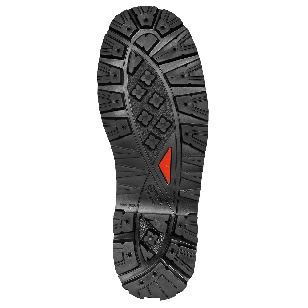 F-S3-TREEMME-Forstarbeiter-Schnürstiefel, *EIBE*, schwarz/orange abgesetzt