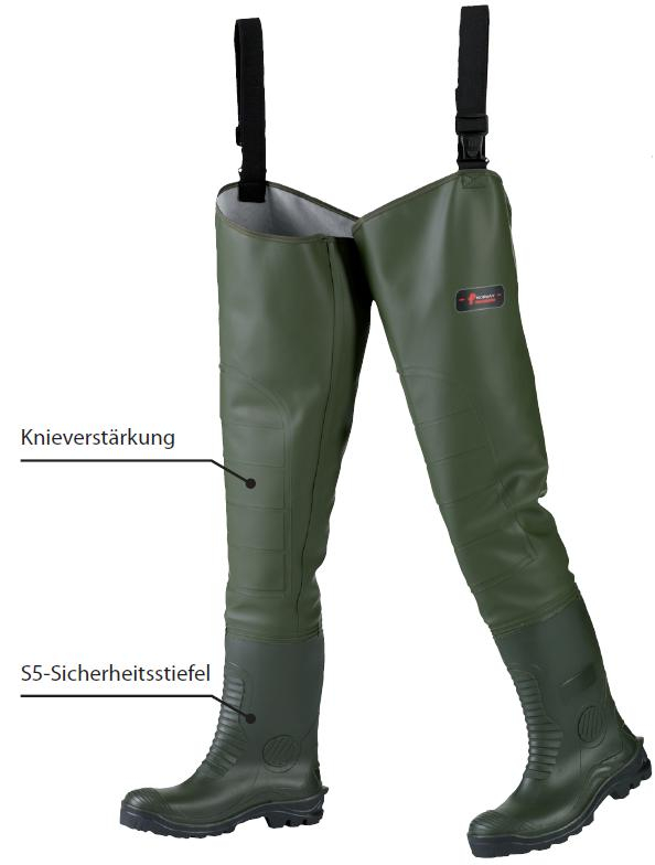F-S5-NORWAY Premium-Seestiefel, 600g/m², olivgrün