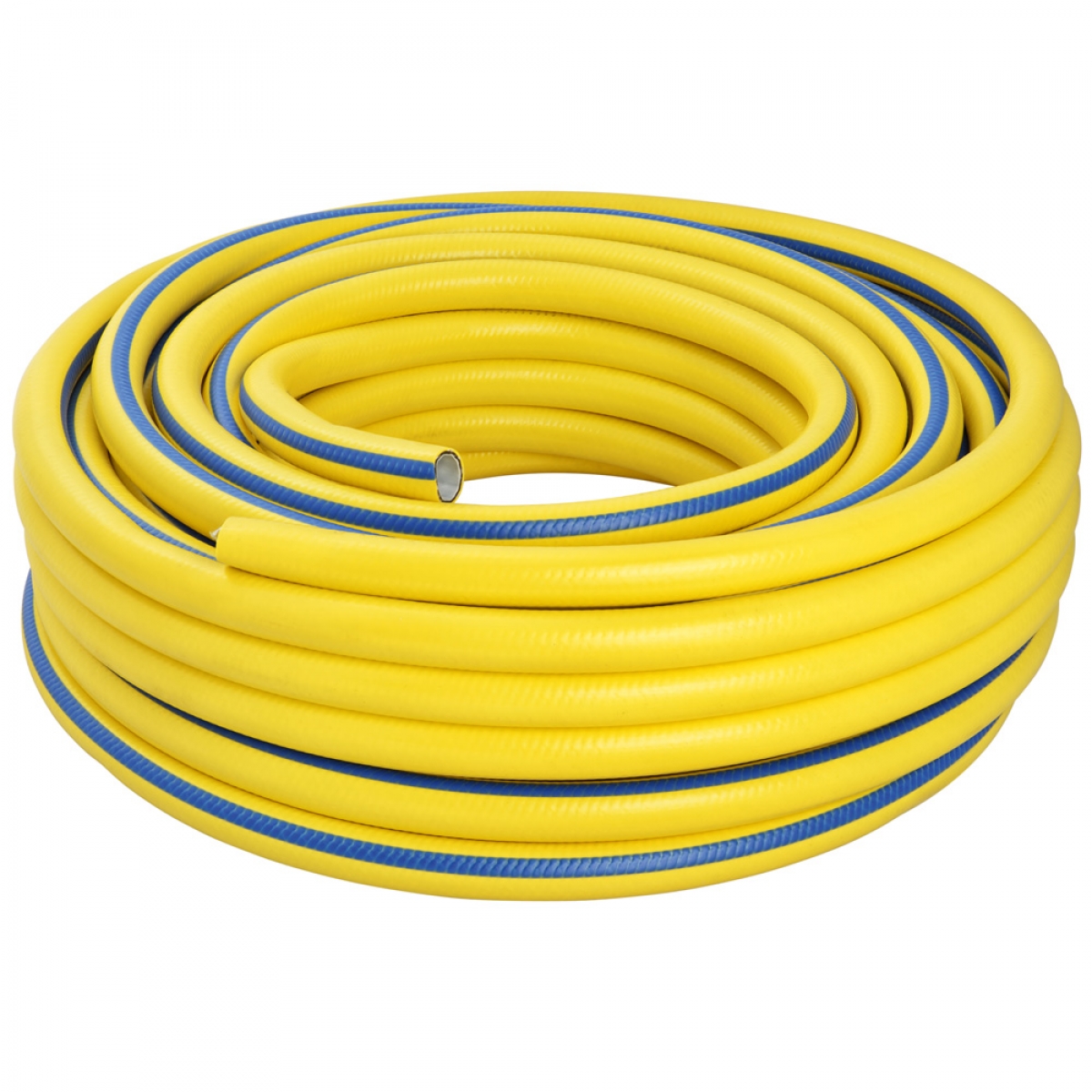 F-PVC-Wasserschlauch, PRIME FLEX 1/2' Konfektioniert, 25 m, Farbe: gelb/ blau