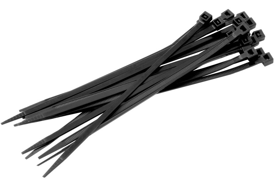 F-Kabelbinder, Beutel á 100 Stück, schwarz