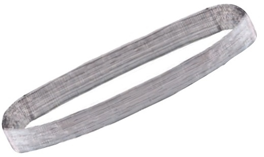 F-Einweg Hebeband, DIN 60005, WLL 1000KG, 0,5 m, grau