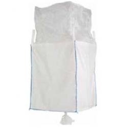 F-Big-Bag, mit Schürze & Auslauf, 90 x 90 x 115 cm, 4 Schlaufen, Tragkraft: 1500 KG