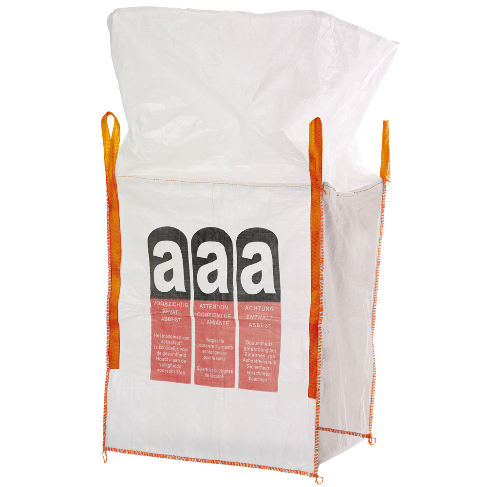 F- BIGBAG fr Asbest, Transparent, 1000 kg