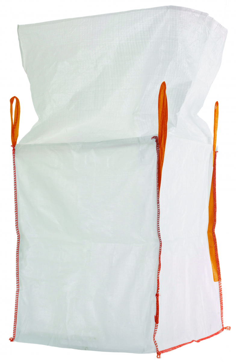 F-Karton Big-Bag, mit Schürze, 90 x 90 x 110 cm, 4 Schlaufen, Tragkraft: 1000 KG
