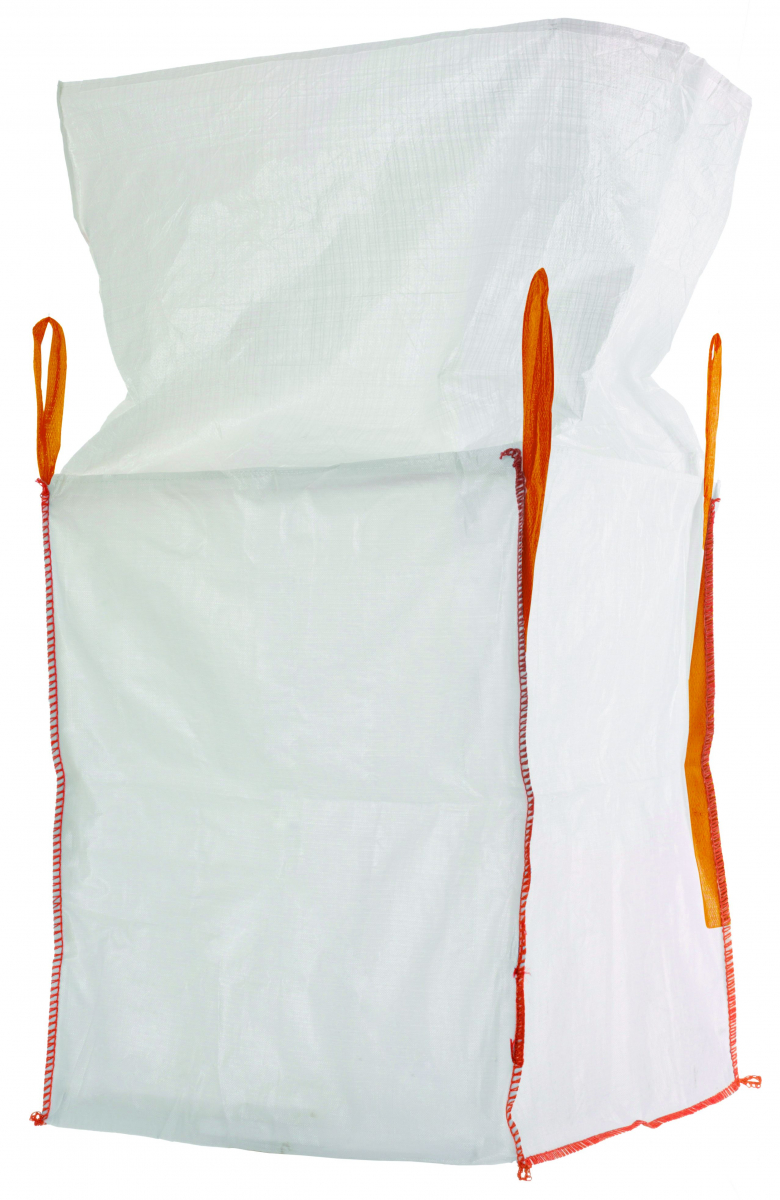 F-Karton Big-Bag, mit Schrze, 75 x 75 x 90 cm, 4 Schlaufen, Tragkraft: 1000 KG