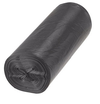 F-Müllbeutel, LDPE, 60 x 70 cm - 21µ, schwarz