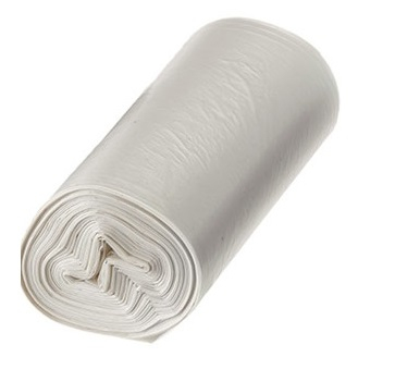 F-Hygiene, Müllbeutel, LDPE, transparent, 60 x 70 cm - 21µ