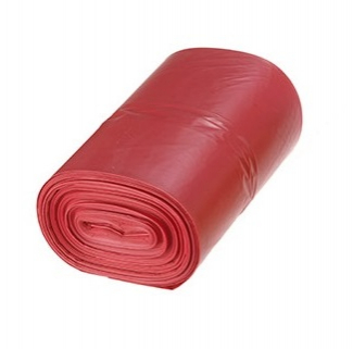 F-Abfallsack, LDPE, 110 x 70 CM - TYP 60 - 120l, rot