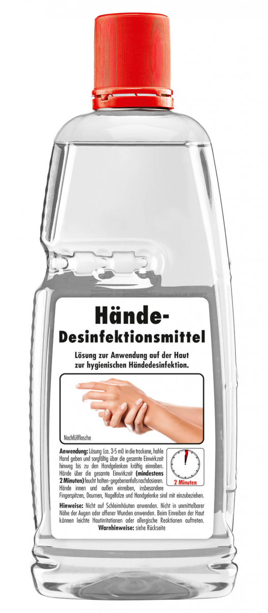 Sona-Hygiene, Hndedesinfektion - Hand-Desinfektionsmittel, 1000 ml