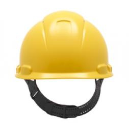 3M-Schutzhelm H700C, HDPE, innen mit Kunststoff-Schweiband, gelb