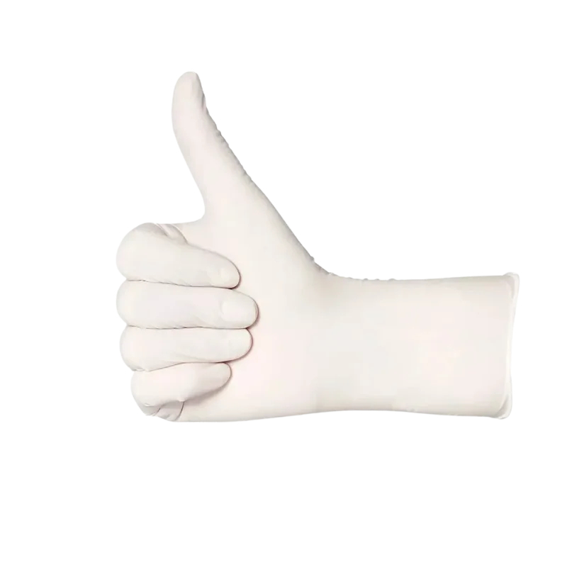 AMPRI-Hand-Schutz, Einweg-Latex-Einmal-Handschuhe, BASIC PLUS gepudert, weiß, Pkg á 100 Stück, VE = 10 Pkg.
