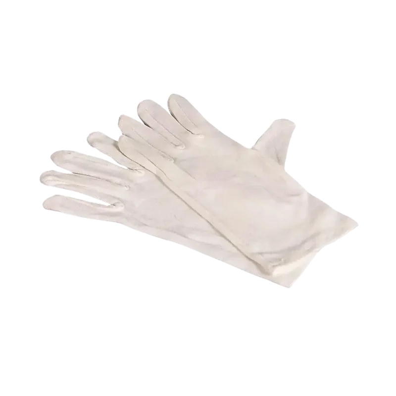 AMPRI-Workwear, Trikot-Unterzieh-Arbeits-Handschuhe, ECO PLUS, geschichtelt, hochwertige Qualität, VE = Pkg. á 12 Paar, weiß