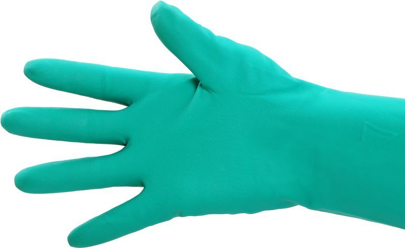 AMPRI-Workwear, Nitril-Industrie-Arbeits-Handschuhe, CLEAN EXPERT NITRIL, VE = Pkg.  12 Paar, grn