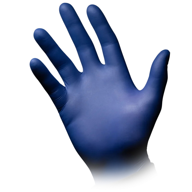 AMPRI-Epiderm Protect by MED-COMFORT Einmal-Nitril-Einweg-Handschuhe, blau, ungepudert, Gr.: XS-XL