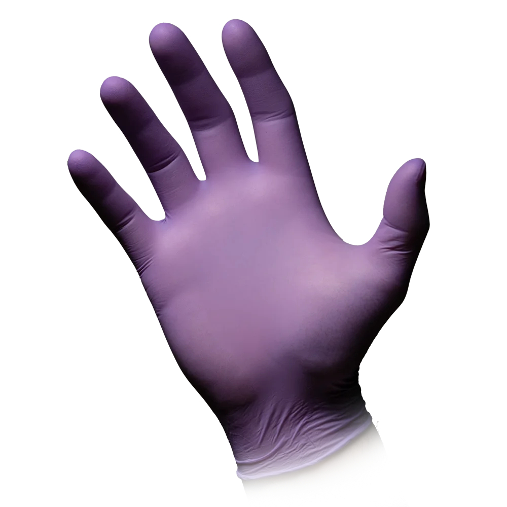 AMPRI-Hand-Schutz, Einweg-Nitril-Einmal-Handschuhe, STYLE BERRY, puderfrei, lila, Pkg  100 Stck, VE = 10 Pkg.