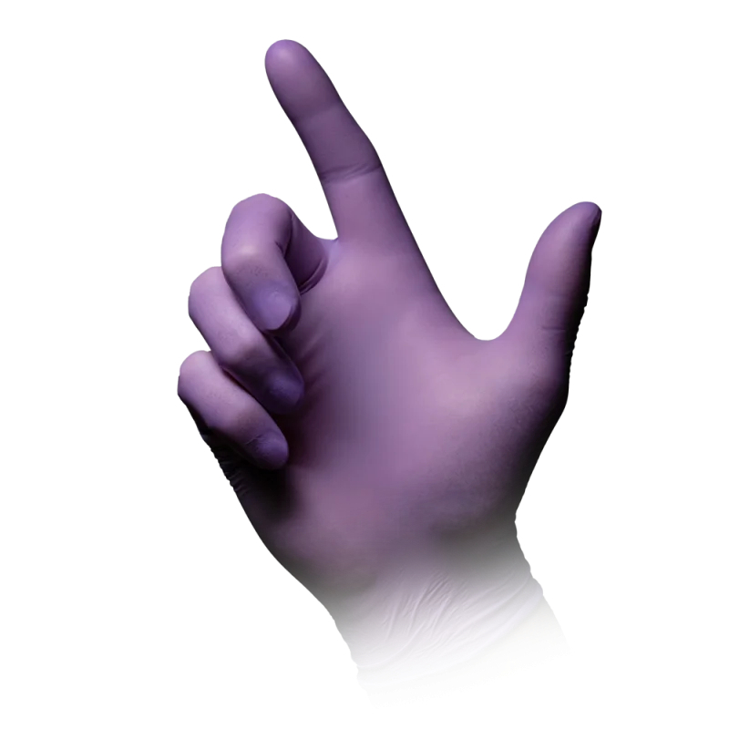 AMPRI-Hand-Schutz, Einweg-Nitril-Einmal-Handschuhe, STYLE BERRY, puderfrei, lila, Pkg á 100 Stück, VE = 10 Pkg.