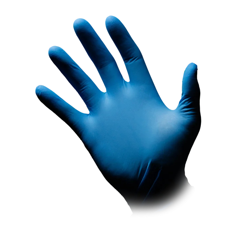 AMPRI-Hand-Schutz, Einweg-Nitril-Einmal-Handschuhe, BLUE COMFORT, puderfrei, blau, Pkg á 100 Stück, VE = 10 Pkg.