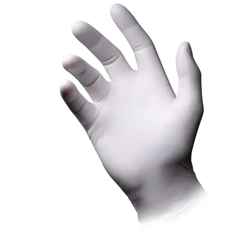 AMPRI-Hand-Schutz, Einweg-Nitril-Einmal-Handschuhe, ECO PLUS, puderfrei, weiß, Pkg á 100 Stück, VE = 1 Pkg.