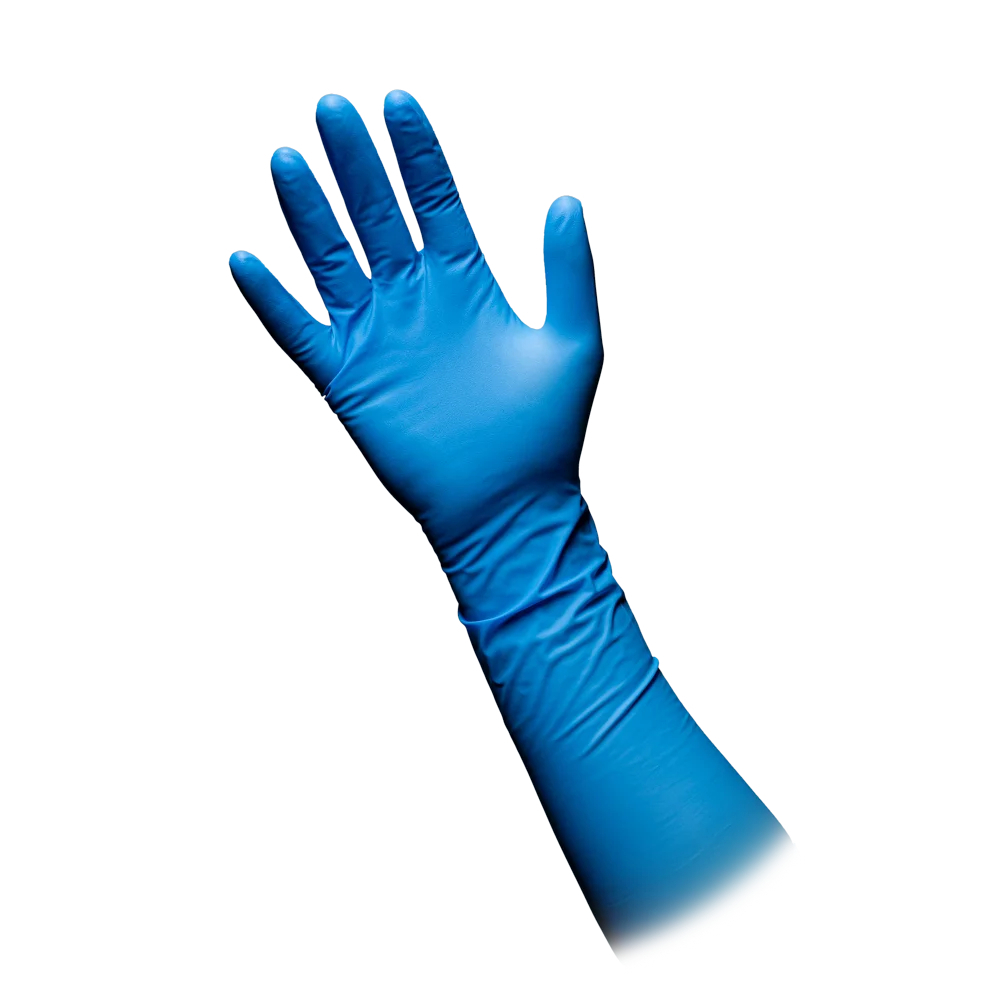 AMPRI-Hand-Schutz, Einweg-Nitril-Einmal-Handschuhe, MED COMFORT BLUE ULTRA 400, puderfrei, Pkg á 50 Stück, VE = 20 Pkg.