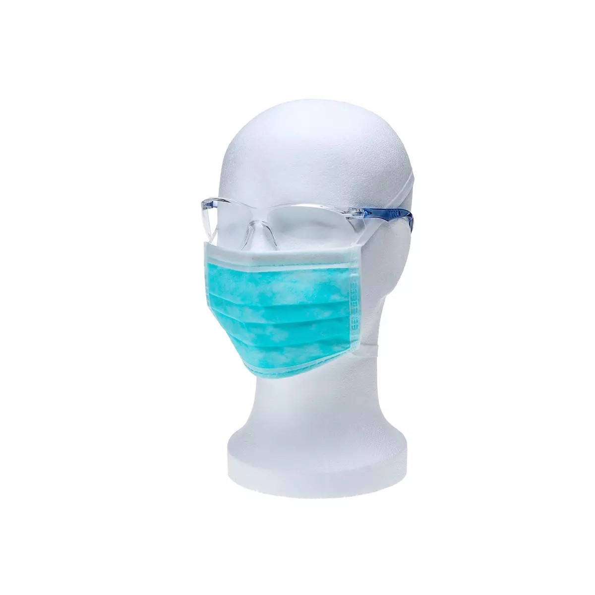 AMPRI-OP Maske zum Binden, Facemate, grn, antifog, VE= 6 Boxen  50 Stck