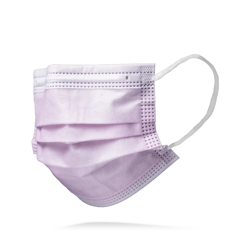 AMPRI-Medizinische Maske für Kinder, rosa, VE= 10 Boxen á 50 Stück