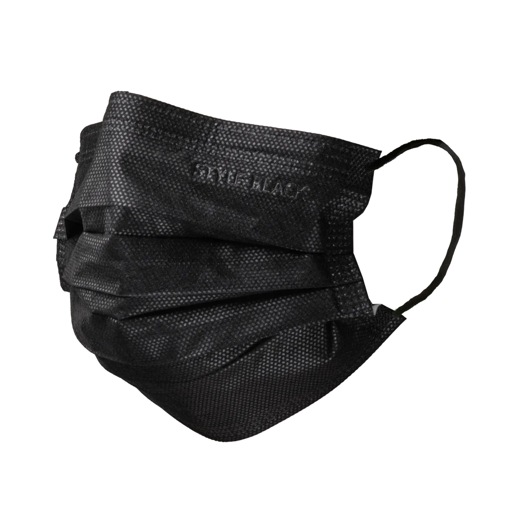 AMPRI-Med-Comfort-OP Maske, schwarz, black, Typ II, VE= 10 Boxen á 50 Stück