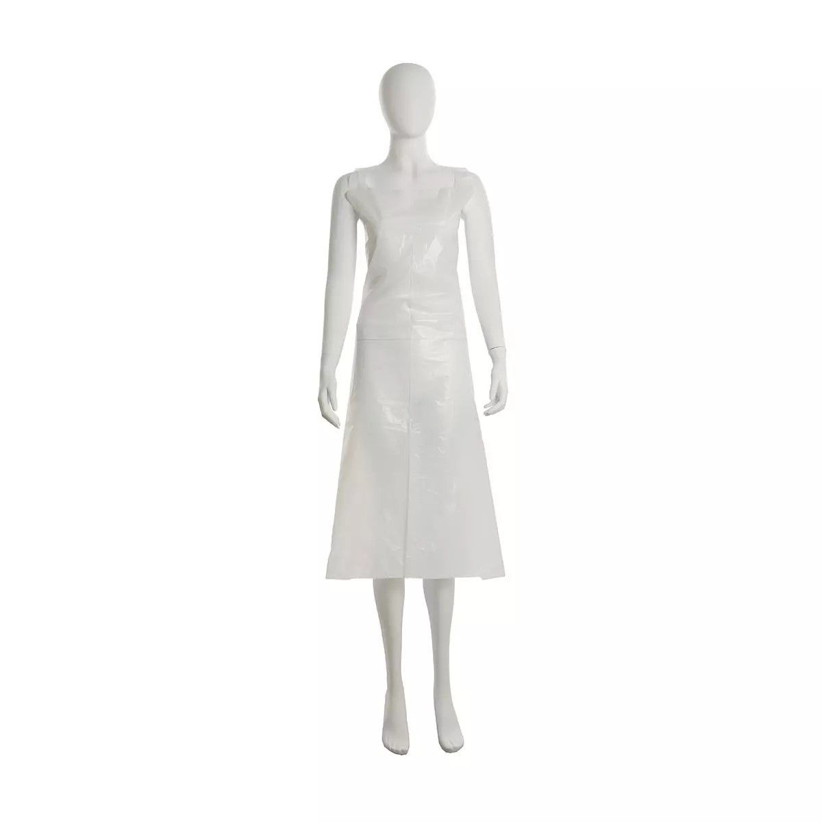 AMPRI-Med-Comfort-Einwegschürzen,weiß, glatte Oberfläche, 75 x 140cm, Polyethylen, VE= 10 Boxen á 50 Stück