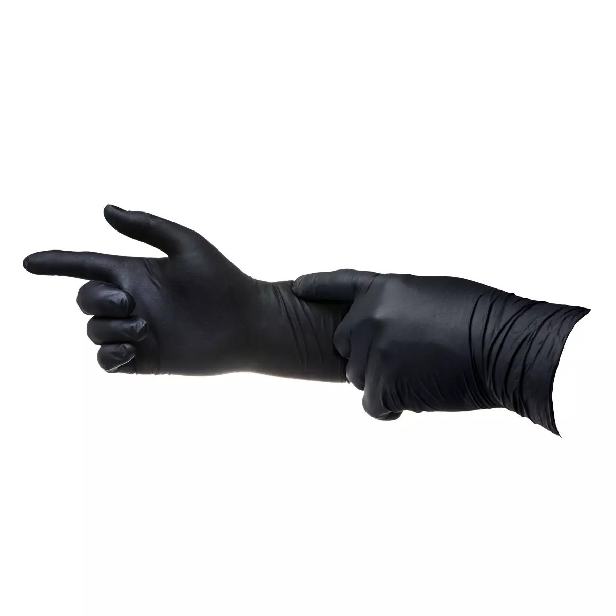 AMPRI-SolidSafety ChemEx, Einmal-Chemikalien-Schutz-Handschuhe, Nitril, ungepudert, VE= 10 Boxen á 100 Stück