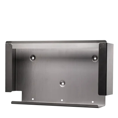 AMPRI-Hand-Schutz, Edelstahl-Einweg - Einmal - Handschuh-Dispenserhalter, 389 x 226 x 82 mm, Pkg á 7 Stück, VE = 1 Pkg