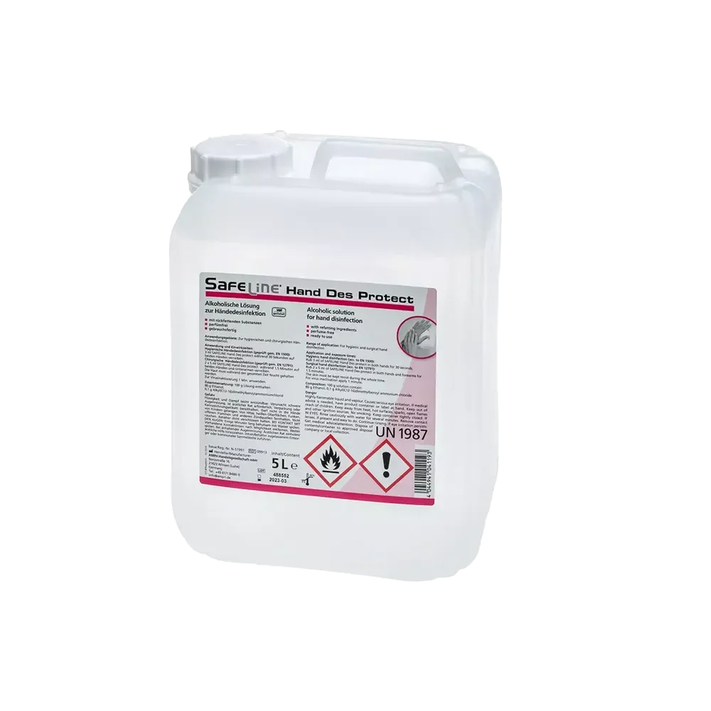 AMPRI-Hndedesinfektion, Safeline, Hand Des Protect, VE = 1 Kanister, 5 Liter