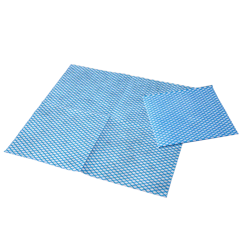 AMPRI-Hygiene, Allzwecktcher, Eco-PL-Hygiene,us, PP Vlies, 30 x 33 cm, VE = 20 x 50 = 1000 Stck, blau/wei