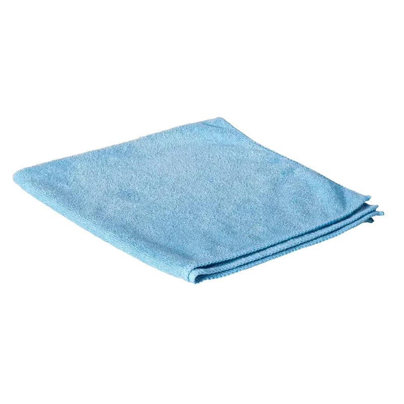 AMPRI-Hygiene, Clean Comfort-Mikrofasertuch, ca. 300g/m, 40 x 40 cm, Pkg  25 Stck, VE= 10 Beutel  25 Stck, blau