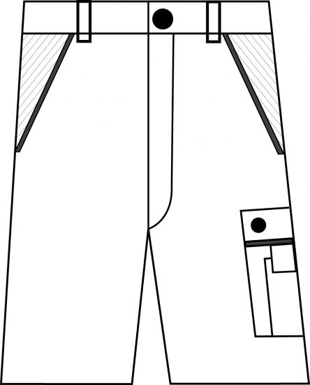 PLANAM-Workwear, Arbeits-Berufs-Shorts, MG Canvas 320, marine/marine