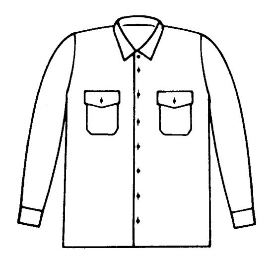 PLANAM-Workwear, Arbeits-Berufs-Hemd, Country-Hemd 1/1 Arm blau