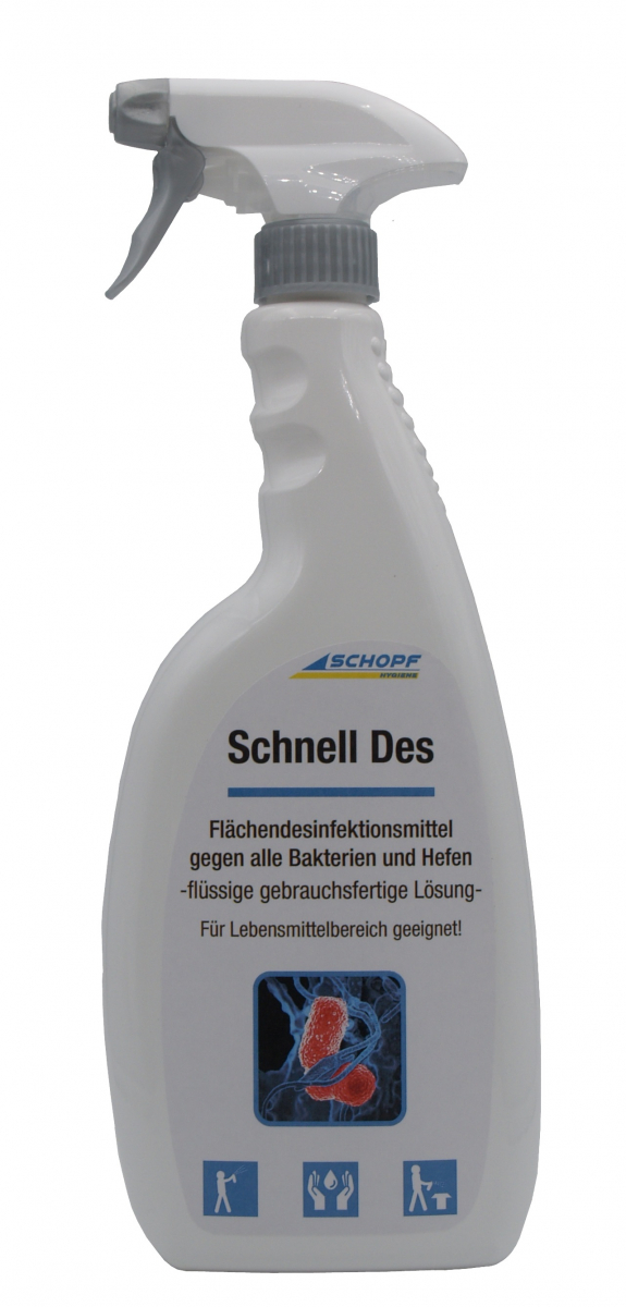 SCHOPF-Hygiene, Flchendesinfektion, Desinfektionsmittel Schnell Des 1000ml