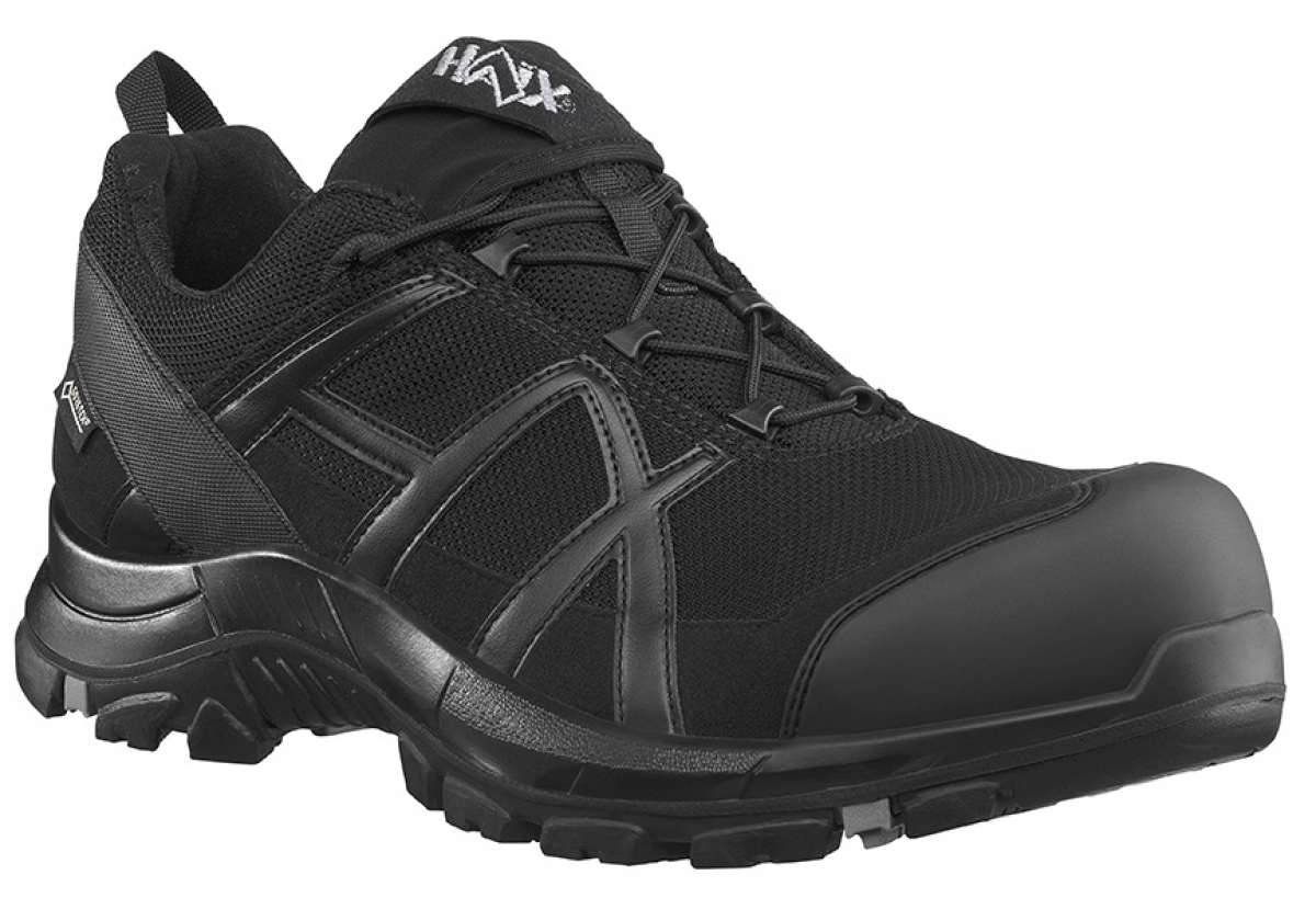 HAIX-Footwear, 610010-S3 Sicherheitshalbschuhe, BLACK EAGLE Safety 40.1, LOW BLACK/BLACK, schwarz