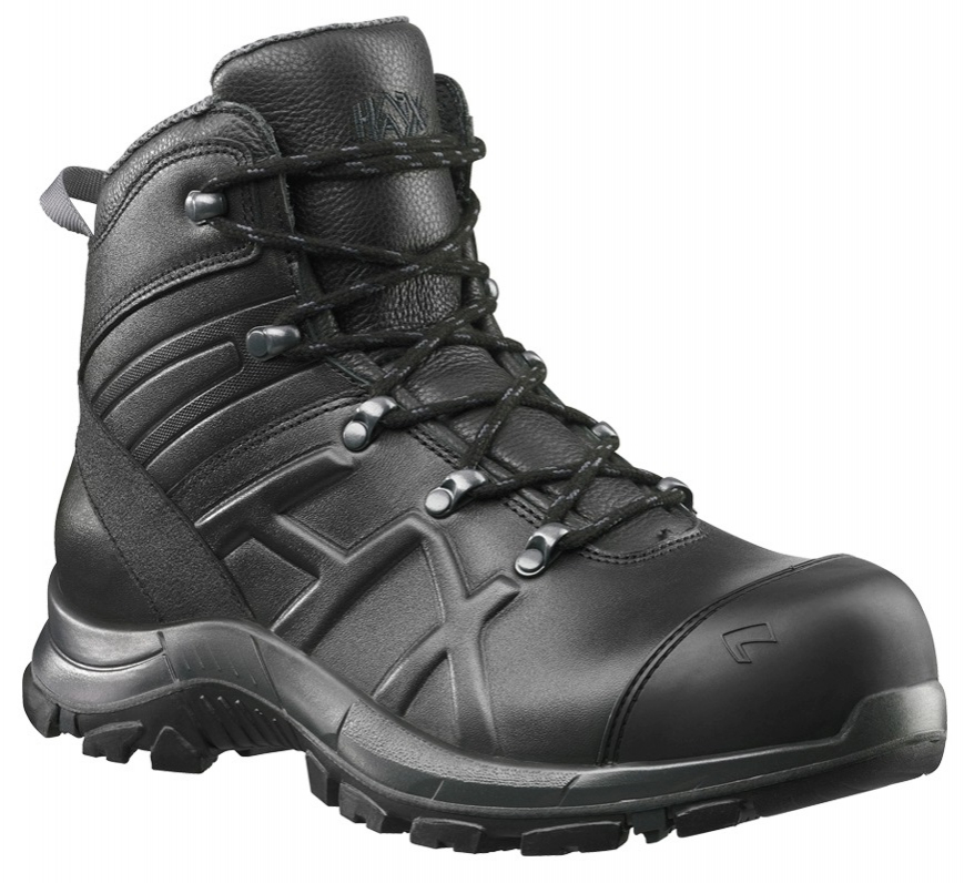 HAIX-Footwear, 610030-S3 Sicherheitsschuhe, hoch, BLACK EAGLE Safety 56, MID BLACK, schwarz