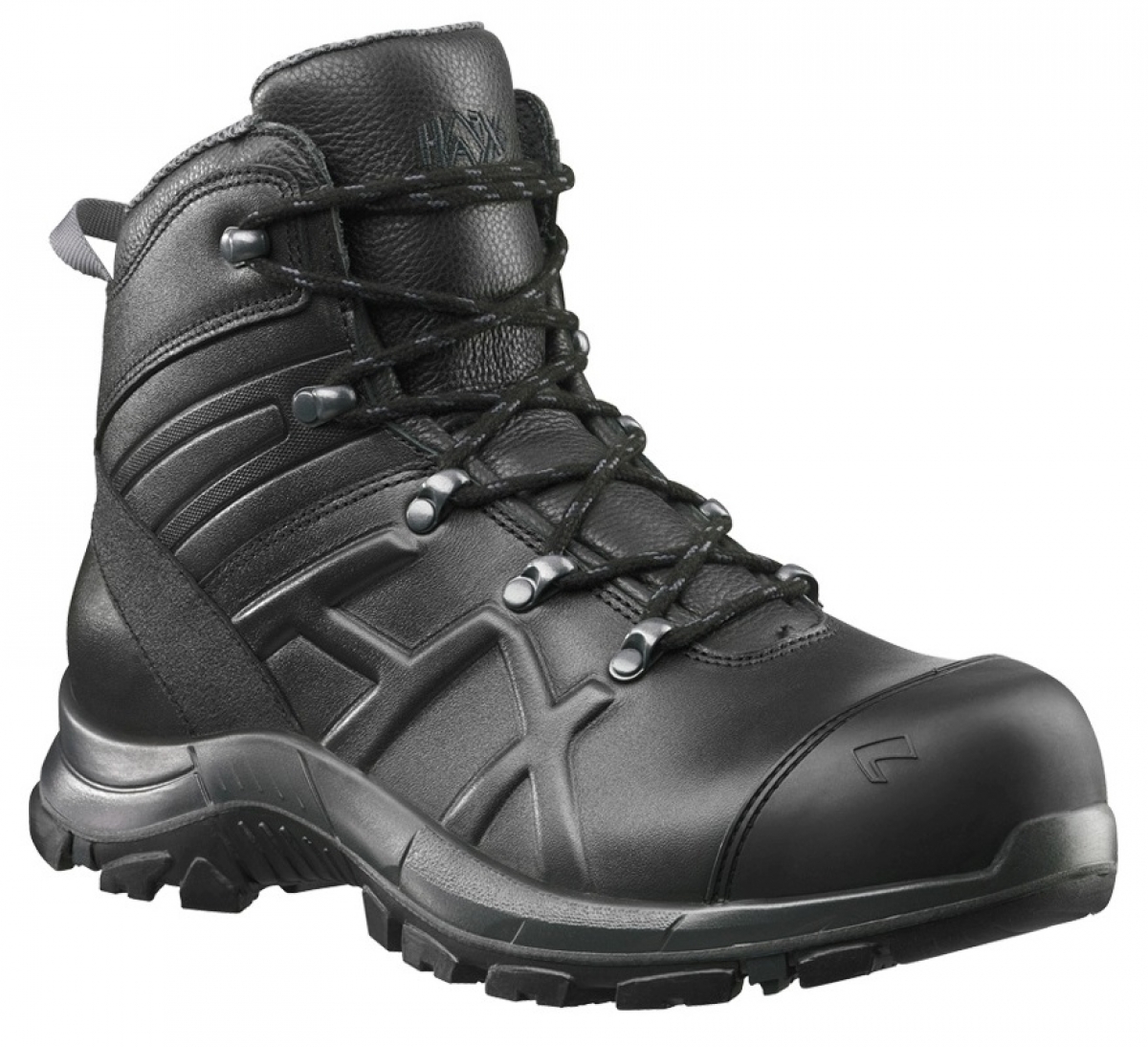 HAIX-Footwear, 610030-S3 Sicherheitsschuhe, hoch, BLACK EAGLE Safety 56, MID BLACK, schwarz